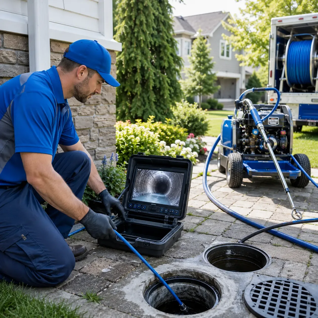 Outdoor drain cleaning professionals serving Durham, KS
