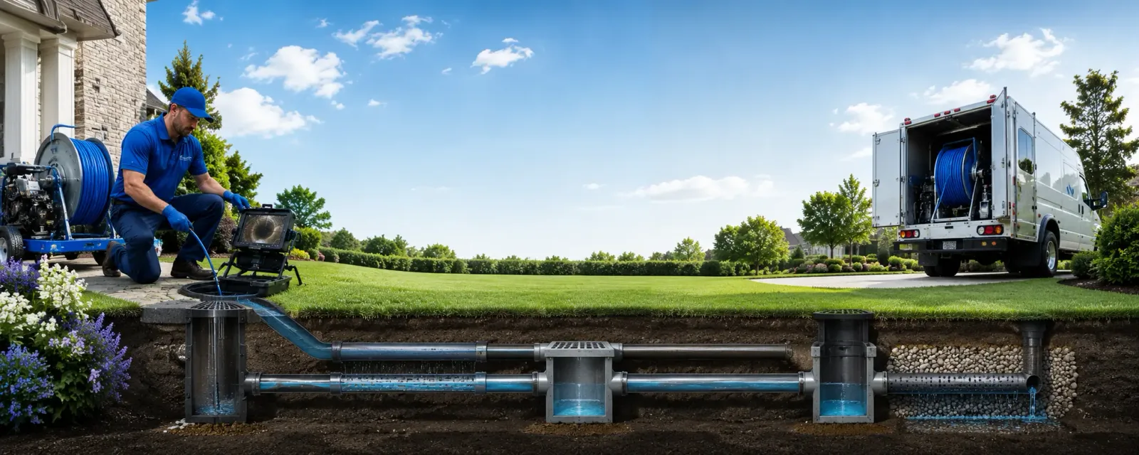Outdoor drain cleaning information for Durham, KS