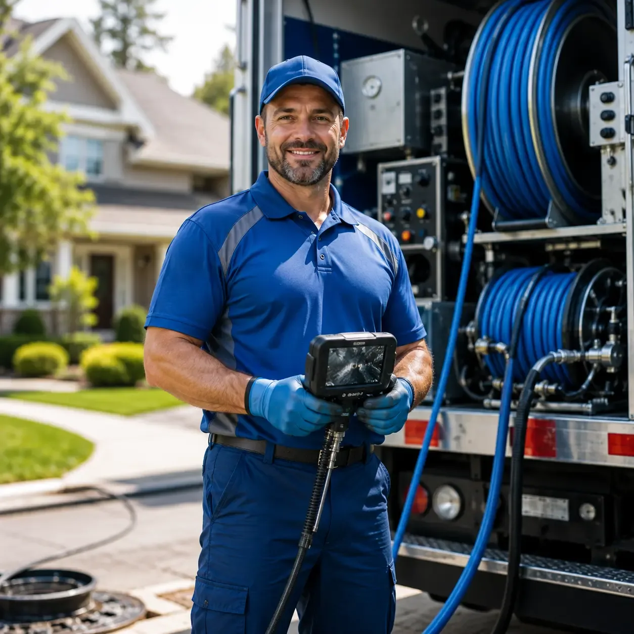 Local outdoor drain cleaning specialists in Durham, KS